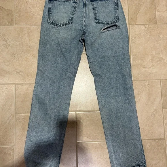 REVICE Light Blue Straight Leg Jeans - Picture 6 of 7